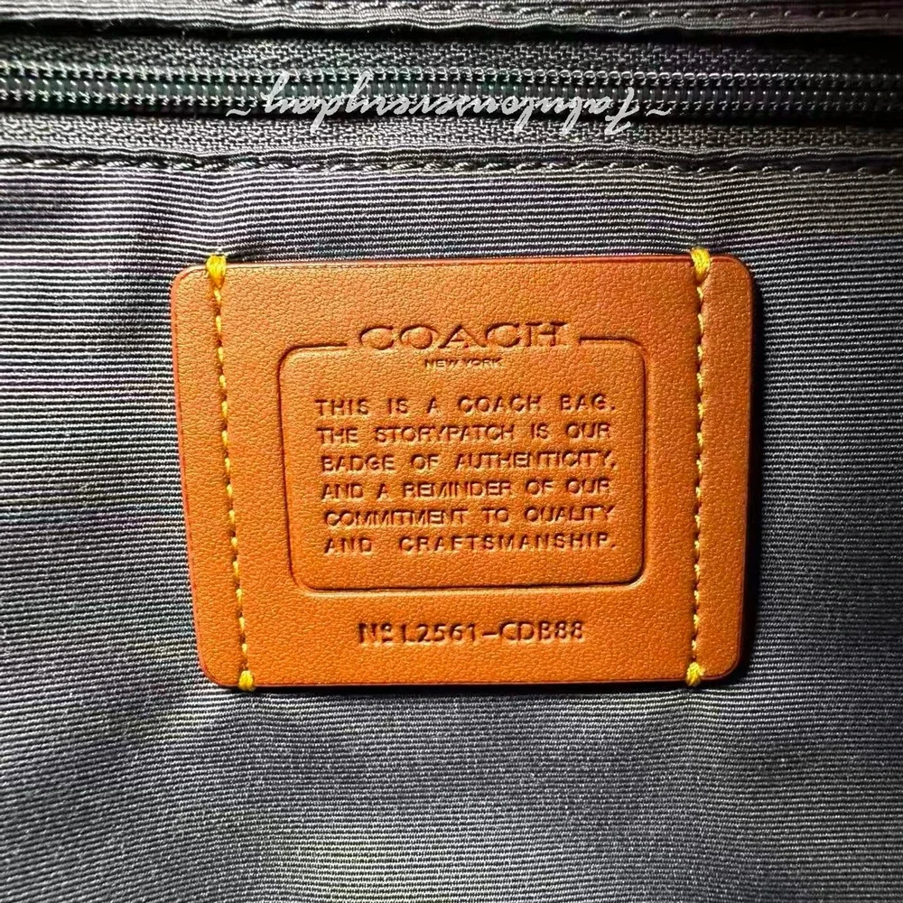 Coach Station Tote Bag In Signature Denim CDB88 Denim/Gold/Indigo NWT